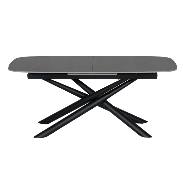 Extendable dining table BROK - gray