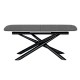 Extendable dining table BROK - gray