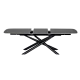 Extendable dining table BROK - gray