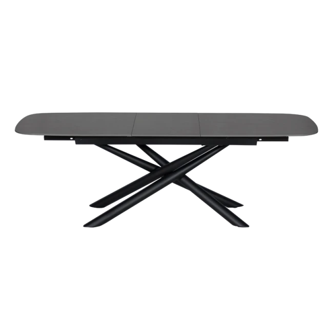 Extendable dining table BROK - gray