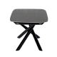 Extendable dining table BROK - gray