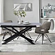 Extendable dining table BROK - gray