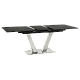 Extendable dining table DUKLA - black