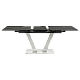 Extendable dining table DUKLA - black