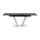 Extendable dining table DUKLA - black