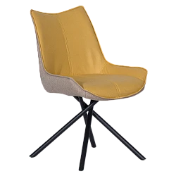 Dining chair HALTON - yellow DX-033
