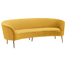 Three-seater sofa RALF - yellow V