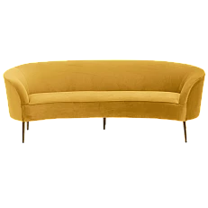 Three-seater sofa RALF - yellow V