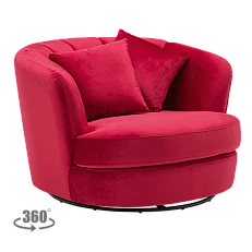 Armchair VIGO - light red HLR