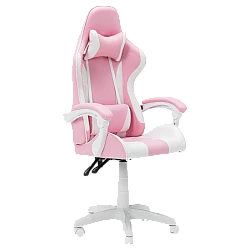 Gaming chair Carmen 6311 - white - pink