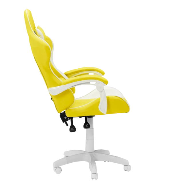 Gaming chair Carmen 6311 - white - yellow