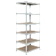 Μεταλλική βάση STAR 213x90x60 cm, έως 250 kg ανά ράφι - ψευδάργυρος