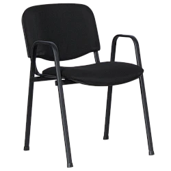Visitor chair Carmen 1137 LUX - black