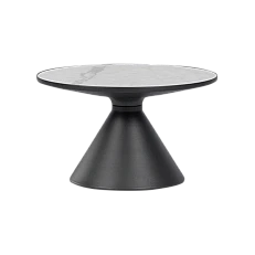 Coffee table ZARY 2 - white - black