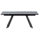 Extendable dining table GLOGOW - black