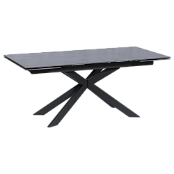 Extendable dining table ELK - black