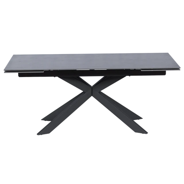 Extendable dining table ELK - black