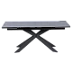 Extendable dining table ELK - black