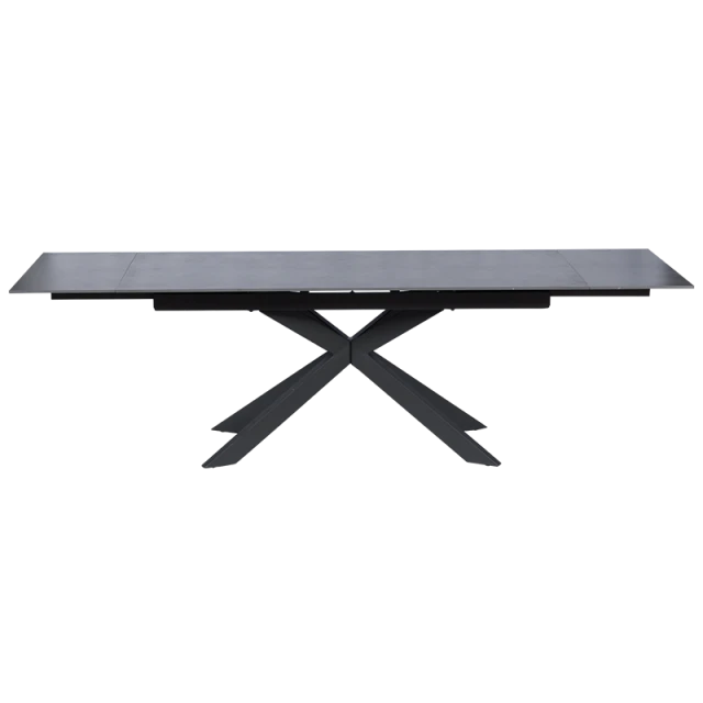 Extendable dining table ELK - black