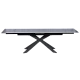 Extendable dining table ELK - black
