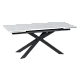Extendable dining table ELK - white