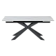 Extendable dining table ELK - white