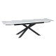 Extendable dining table ELK - white