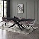 Extendable dining table ELK - black