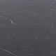 Extendable dining table LAGOW - black
