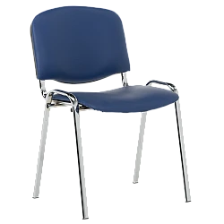 Visitor chair Carmen 1135-1 LUX - dark blue SC