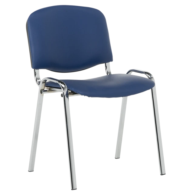 Visitor chair Carmen 1135-1 LUX - dark blue SC