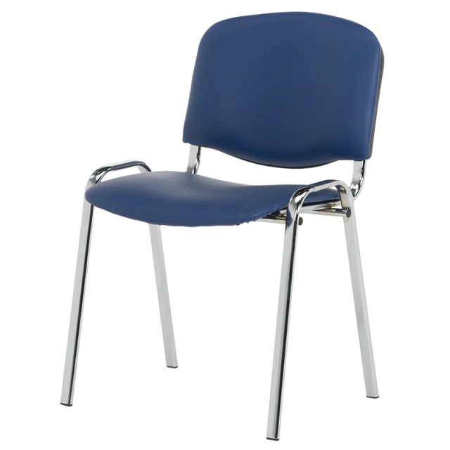 Visitor chair Carmen 1135-1 LUX - dark blue SC