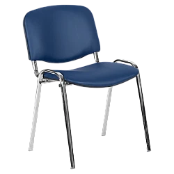 Visitor chair Carmen 1135-1 LUX - dark blue N