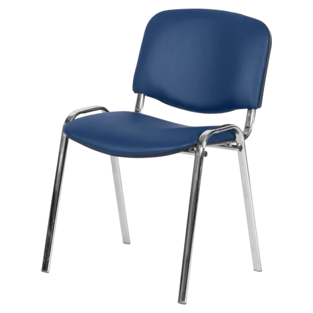 Visitor chair Carmen 1135-1 LUX - dark blue N