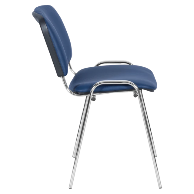 Visitor chair Carmen 1135-1 LUX - dark blue N
