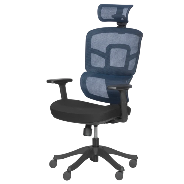 Ergonomic chair Carmen 7582 - blue-black