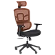 Ergonomic chair Carmen 7582 - orange-black