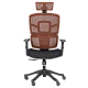 Ergonomic chair Carmen 7582 - orange-black