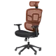 Ergonomic chair Carmen 7582 - orange-black
