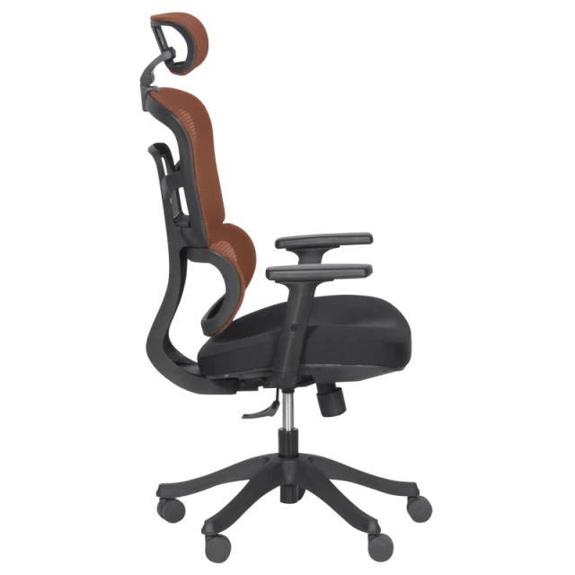 Ergonomic chair Carmen 7582 - orange-black