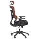 Ergonomic chair Carmen 7582 - orange-black