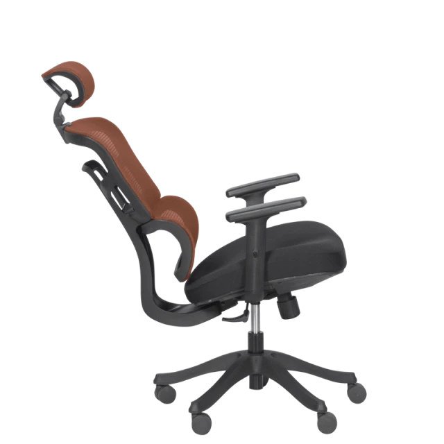 Ergonomic chair Carmen 7582 - orange-black