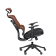 Ergonomic chair Carmen 7582 - orange-black