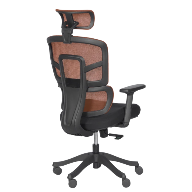 Ergonomic chair Carmen 7582 - orange-black