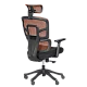 Ergonomic chair Carmen 7582 - orange-black