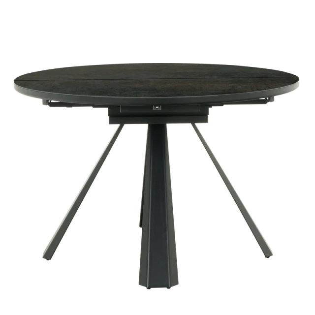 Extendable dining table DOMINIK - black
