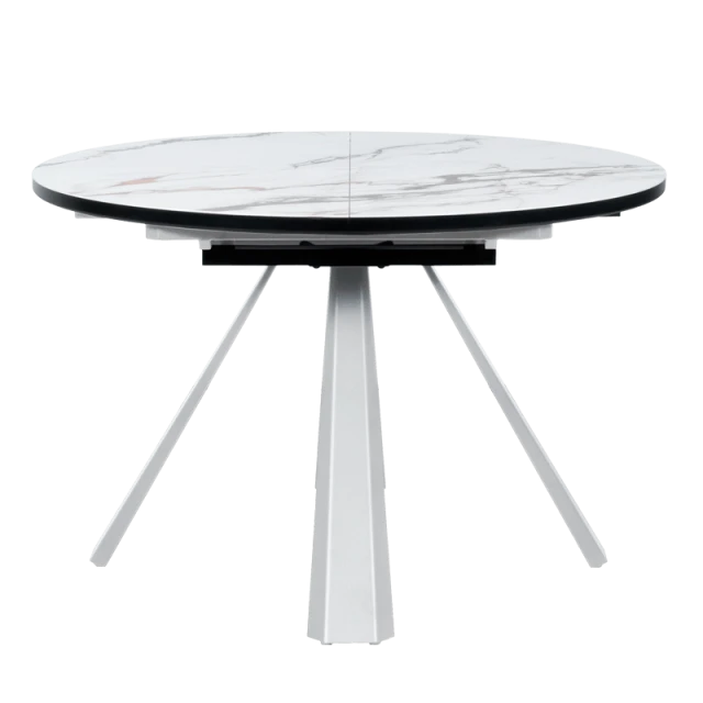 Extendable dining table DOMINIK - white 02