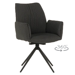 Dining chair COMO - dark gray