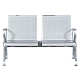 Visitor bench with 2 seats Carmen CR-1031-2 - silver