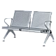 Visitor bench with 2 seats Carmen CR-1031-2 - silver